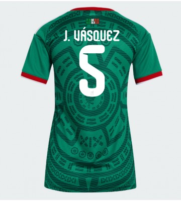 Mexiko Johan Vasquez #5 Replika Hemmatröja Damer VM 2026 Kortärmad